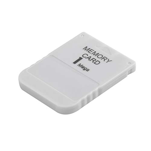 Tarjeta de Memoria Ps1 1 Tarjeta de Memoria Mega para Playstation 1 A Ps1 Juego de Psx Blanco útil