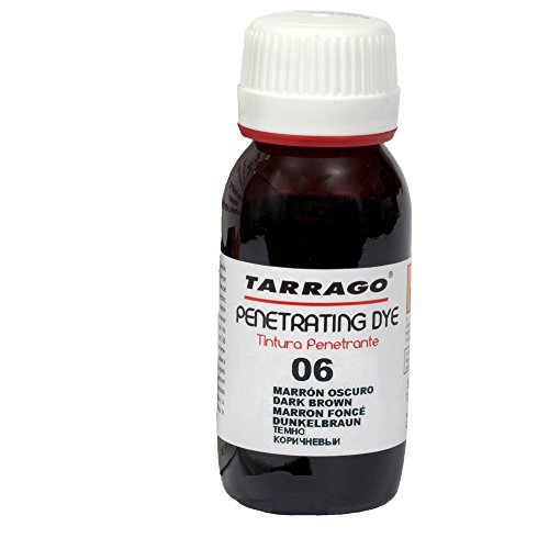 Tarrago | Penetranting Dye 50 ml | Tinte Cubriente y Penetrante para Piel, Piel Sintética y Charol (Marrón Oscuro 06)