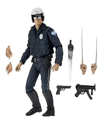 Terminator 2 51914 Ultimate T-1000 - Figura de policía de Motocicleta, 17.7 cm
