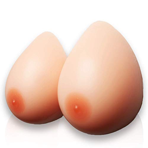 tetas pechos silicona realista - travestis pecho silicona crossdresser implante mamario después de la mastectomía aumento de senos mujeres y hombres CUP AA 316 Gramm