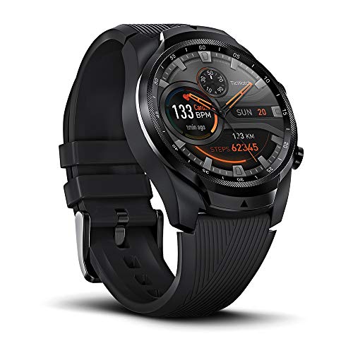 Ticwatch Pro 4G/LTE Smartwatch Reloj Inteligente Memoria de 4GB + 1G RAM Relojes Deportivos Seguimiento del Sue?o Ejercicio Fitness GPS NFC Google Pay