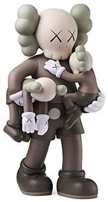 Trendy KAWS clean slate muñeca móvil abrazo articulación del bebé muñeca móvil-PVC modelo de personaje de acción-artículos de moda-decoración del hogar-decoración del coche-regalo de cumpleaños-40cm