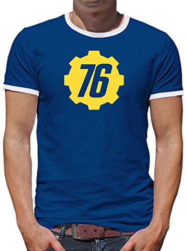 TShirt-People Vault 76 Tec Inc Kontrast - Camiseta para hombre azul cobalto S