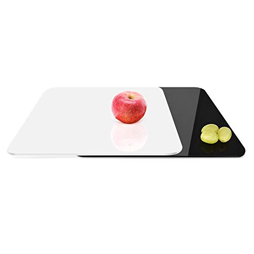 UTEBIT Tablero de fondo de fotografía Tableros de exhibición reflectantes acrílicos de 30 * 30 cm / 12 * 12 pulgadas para fotografía de productos de mesa (blanco y negro)
