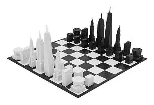 WANGZHI Ajedrez Skyline The New York Set de ajedrez