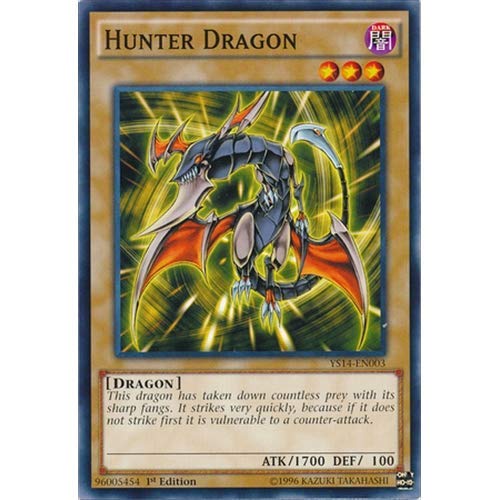 Yu-Gi-Oh! - Hunter Dragon (YS14-EN003) - Super Starter - Space-Time Showdown - 1st Edition - Common by Yu-Gi-Oh!