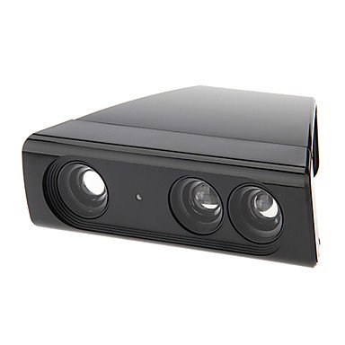 Zoom Play - Adaptador de lente de reducción de rango amplio para sensor Kinect Xbox 360 reduce el espacio en la habitación (negro)