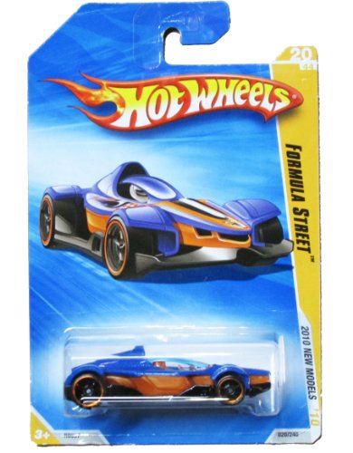 2010 Hot Wheels Blue Formula Street 020/144 1:64 Scale by Mattel