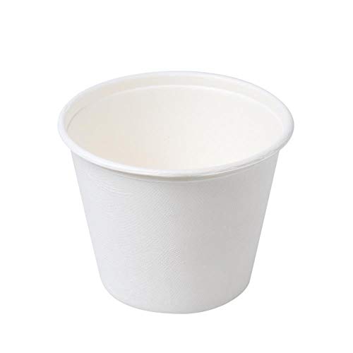 25 Copas Take Away Capacidad 425 ml Peso 12 gr. Al. 8 cm, diámetro 10,5 cm biodegradable y compostable para fiestas sagre Byò plato único