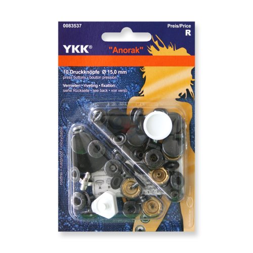83537 YKK Prym ANORAK – Botón metálico de presión, 15 mm, cobre, 10 unidades * * * Consultar Descripción del producto. * * *