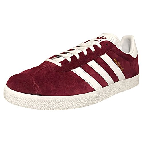 Adidas Gazelle, Zapatillas Hombre, Rojo (Collegiate Burgundy/Footwear White/Footwear White 0), 45 1/3 EU