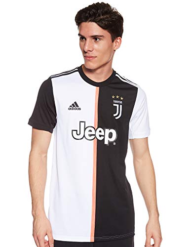 adidas Juventus Home JSY Camiseta de Manga Corta, Hombre, Negro (Black/White), XL