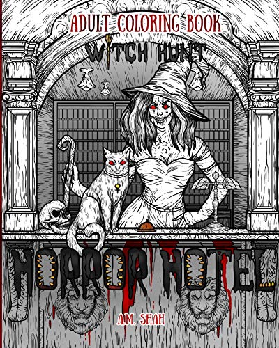 Adult Coloring Book Horror Hotel: Witch Hunt: 3
