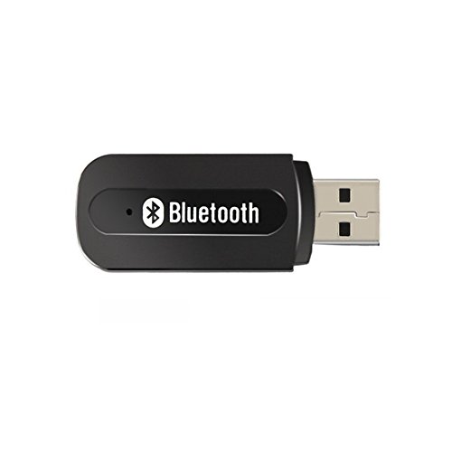 Andven Receptor Bluetooth USB, 3.5mm Portable sin Cables Receptor Bluetooth de Audio, para Altavoces y Home Sistemas estéreo de Coche, Compatible con iOS Android Cualquier teléfono móvil