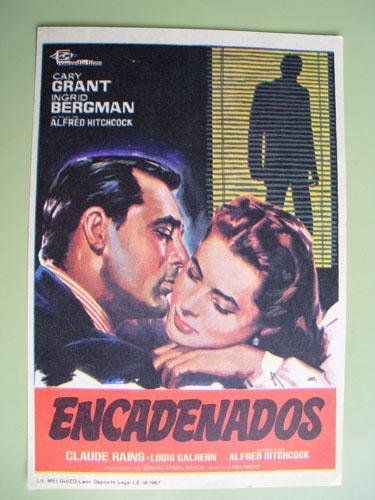 Antiguo Folleto Cine - Old Card Film : ENCADENADOS