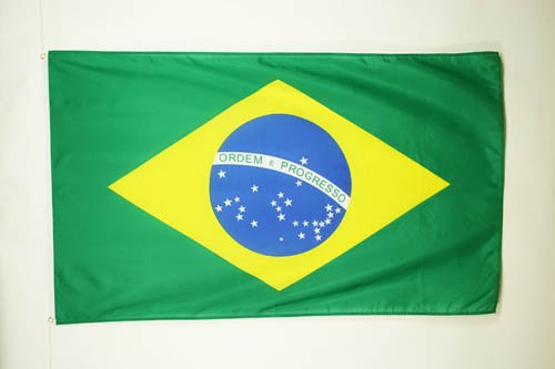AZ FLAG Bandera de Brasil 90x60cm - Bandera BRASILEÑA 60 x 90 cm