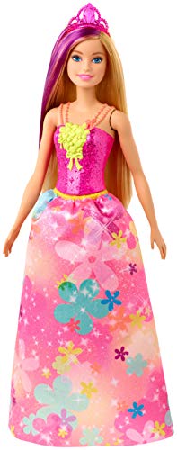 Barbie Dreamtopia Muñeca Hada con top rosa y falta flores (Mattel GJK13) , color/modelo surtido