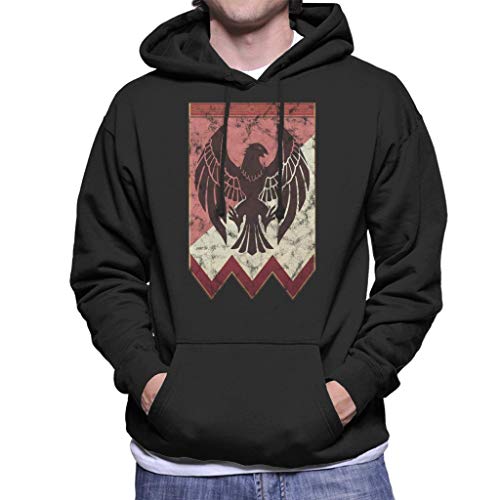 Black Eagles Logo Fire Emblem Three House Men's Hooded Sweatshirt