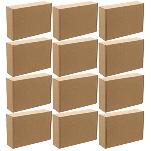 Cabilock 50 Unids Cajas de Cartón Corrugado Cajas de Envío Literatura Mailer Cajas de Almacenamiento Expresas para Embalaje Envío de Correo Almacenamiento en Movimiento