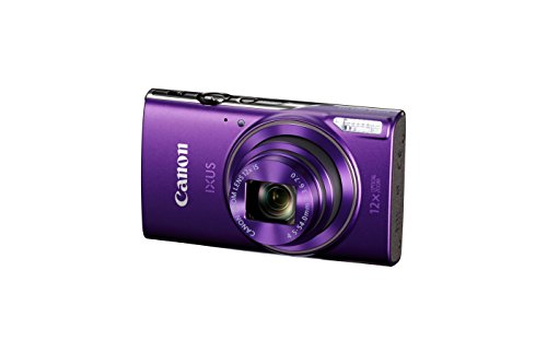Canon IXUS 285 HS - Cámara digital compacta de 20.2 Mp (pantalla de 3”, zoom óptico de 12x, NFC, video Full HD, WiFi), color Rojo