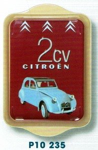 Cartexpo P10235 - Bandeja Retro (Metal, pequeña), diseño de Citroën 2 CV