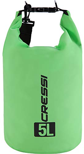 Cressi Dry Bag Mochila Impermeable para Actividades Deportivas, Unisex Adulto, Verde, 20 L