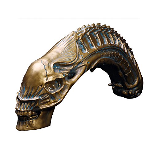 Depredador Vs Alien Modelo De Resina Cráneo Fósil AVP Figura Estatua De Juguete De Colección