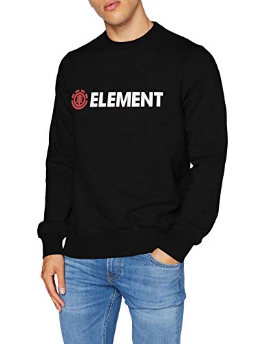 Element Blazin - Sudadera para Hombre Sudadera, Hombre, Flint Black, S