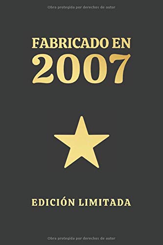 FABRICADO EN 2007 EDICIÓN LIMITADA: CUADERNO DE CUMPLEAÑOS. CUADERNO DE NOTAS O APUNTES, DIARIO O AGENDA. REGALO ORIGINAL Y CREATIVO.