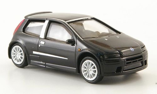 Fiat Punto, negro , 2003, Modelo de Auto, modello completo, Ricko 1:87