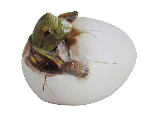 Figura de resina Bebe Tortuga de mar en eclosión 7/8/6,5 cm (c)
