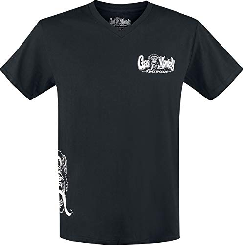 Gas Monkey Garage T-Shirt Side Monkey, Color:black;Größe:M