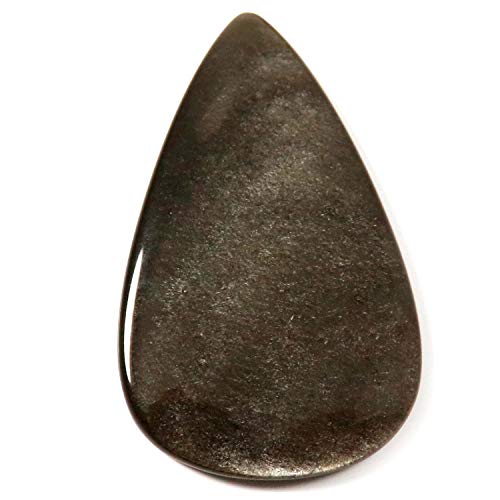 Gems&JewelsHub JY70 - Gema Natural de cabujón de obsidiana (26,75 Quilates)