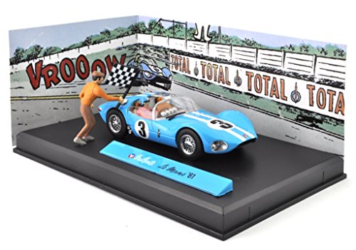 Générique Michel Vaillant Le Mans 1961 - 1/43 IXO Car + Figurine + Decor V1