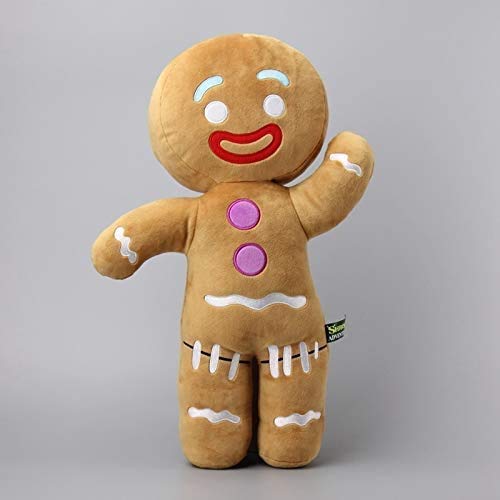 Gran tamaño 48 Cm Shrek Gingerbread Man Bigheadz Peluches de Peluche Suave cojín Almohada muñecas Regalo para niños