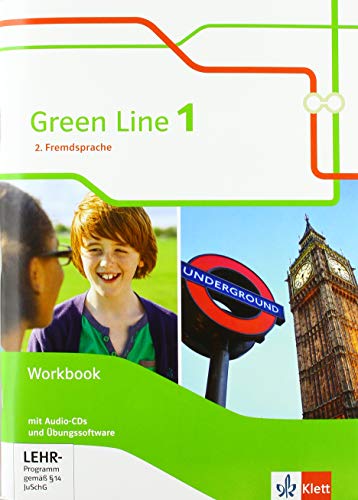 Green Line 1. 2. Fremdsprache. Workbook mit 3 Audio-CDs und Übungssoftware. Klasse 6