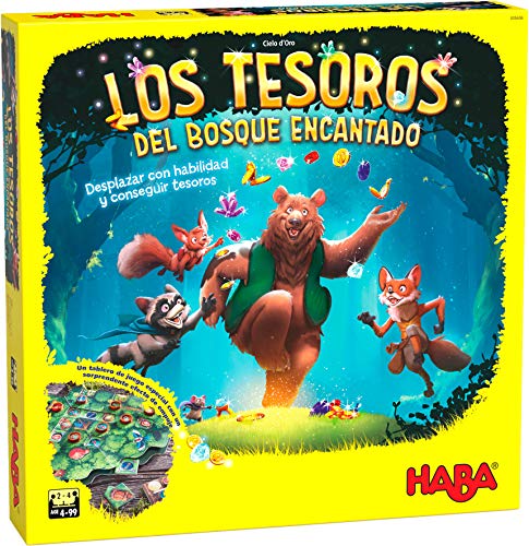 HABA - Los Tesoros del Bosque Encantado-ESP Juego de Mesa (Habermass H305606A)