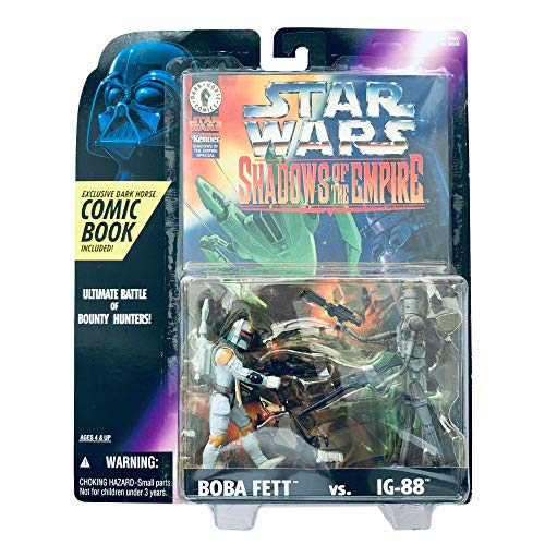 Hasbro Star Wars Shadow of The Empire Boba Fett vs. IG-88 Comic and Figures by