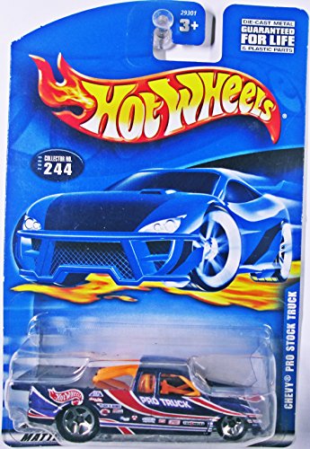 Hot Wheels #2000-244 Chevy Pro Stock Truck Collectible Collector Car Mattel 1:64 Scale by
