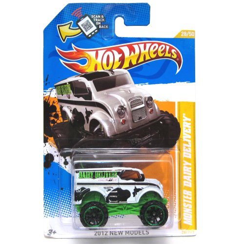 Hot Wheels 2012 New Models 28/50 Monster Dairy Delivery Factory Sealed Version