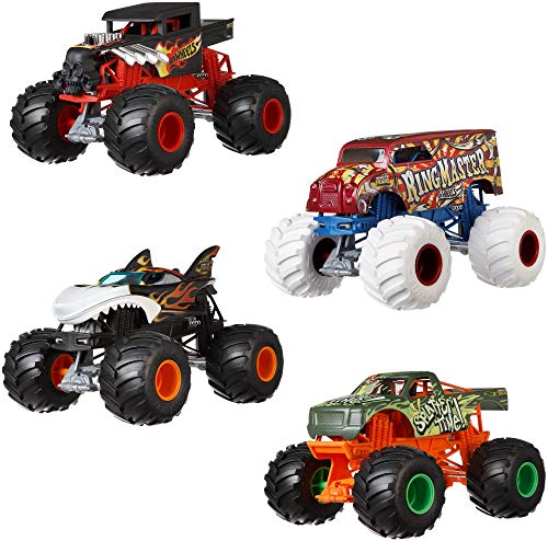 Hot Wheels Monster Trucks Toy Vehicle 1:24 Surtido/Modelo Aleatorio (una Unidad)(Mattel FYJ83)
