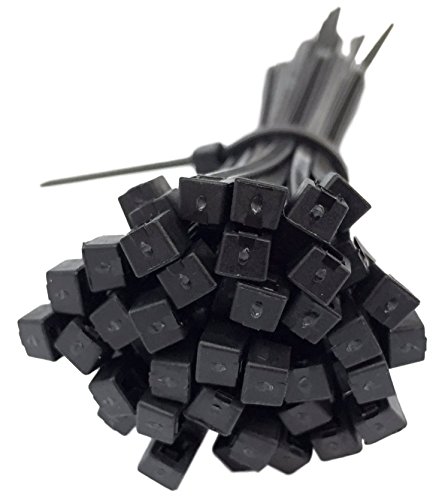 intervisio Bridas de Plastico Grandes Largas para Cables 530mm x 4,8mm, Negro, 100 Piezas