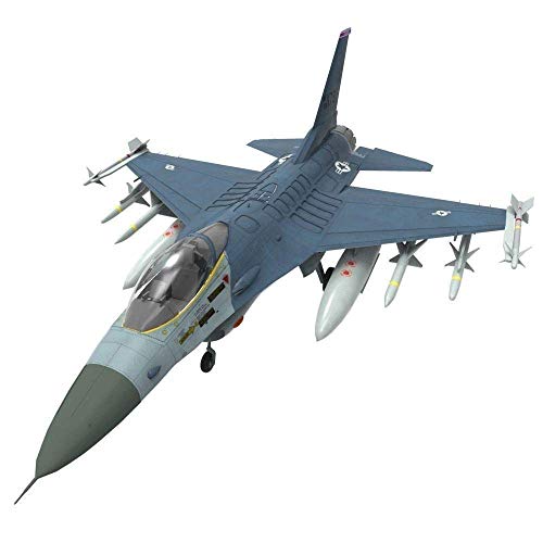 JHSHENGSHI Maquetas, 1/48 USA F-16 Fighter Modelo de plástico, Juguetes y coleccionables para niños