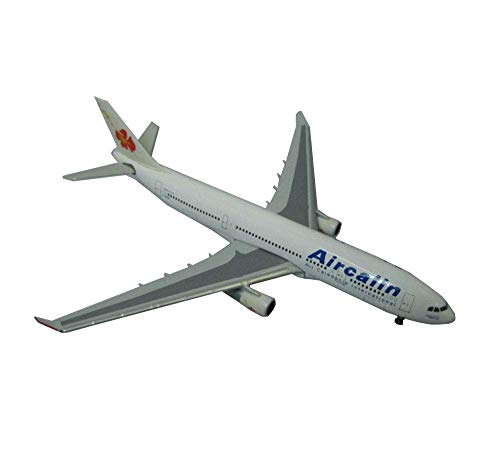 JHSHENGSHI Modelo de aleación de avión de Aire a Escala 1/600, Decoraciones de avión de aviación A330-200 de Caledonian International Airlines, 4,7 Pulgadas