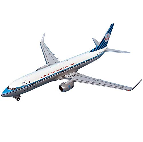 JHSHENGSHI Modelo de avión Boeing 737-800 Escala 1/400 Modelo de aleación de avión, 3.9 Pulgadas x 3.4 Pulgadas