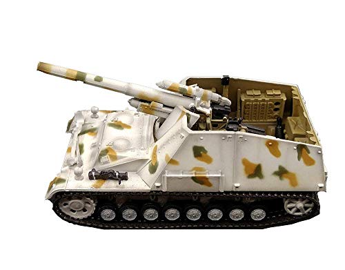 JHSHENGSHI Modelo de Tanque de plástico Militar 1/72, Modelo Terminado de Tanque de artillería autopropulsado Hummel de la Segunda Guerra Mundial Alemania, coleccionables y Regalo