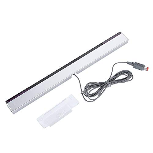 KSTE Sensor del Rayo infrarrojo IR Barra de señal/conexión de Cable Receptor y Standcfor Wii