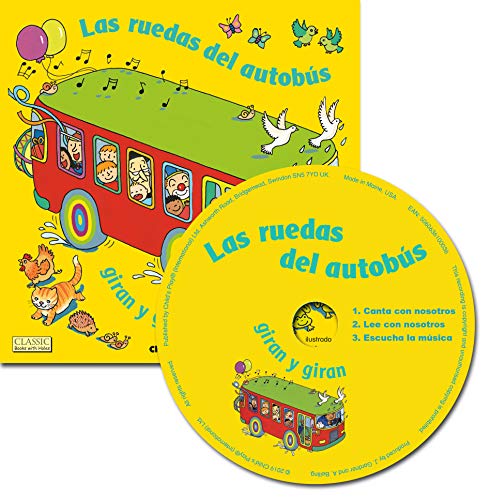 Las ruedas del autobús giran y giran (Classic Books with Holes 8x8 with CD)