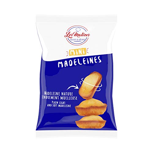 Les Malices - Mini magdalenas, 8 paquetes de 32 (3200 g)