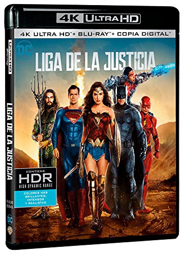 Liga De La Justicia 4k Uhd [Blu-ray]